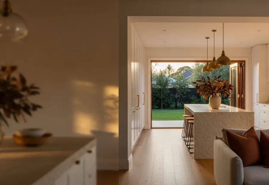 Australian home renovation project comparing DIY and professional work