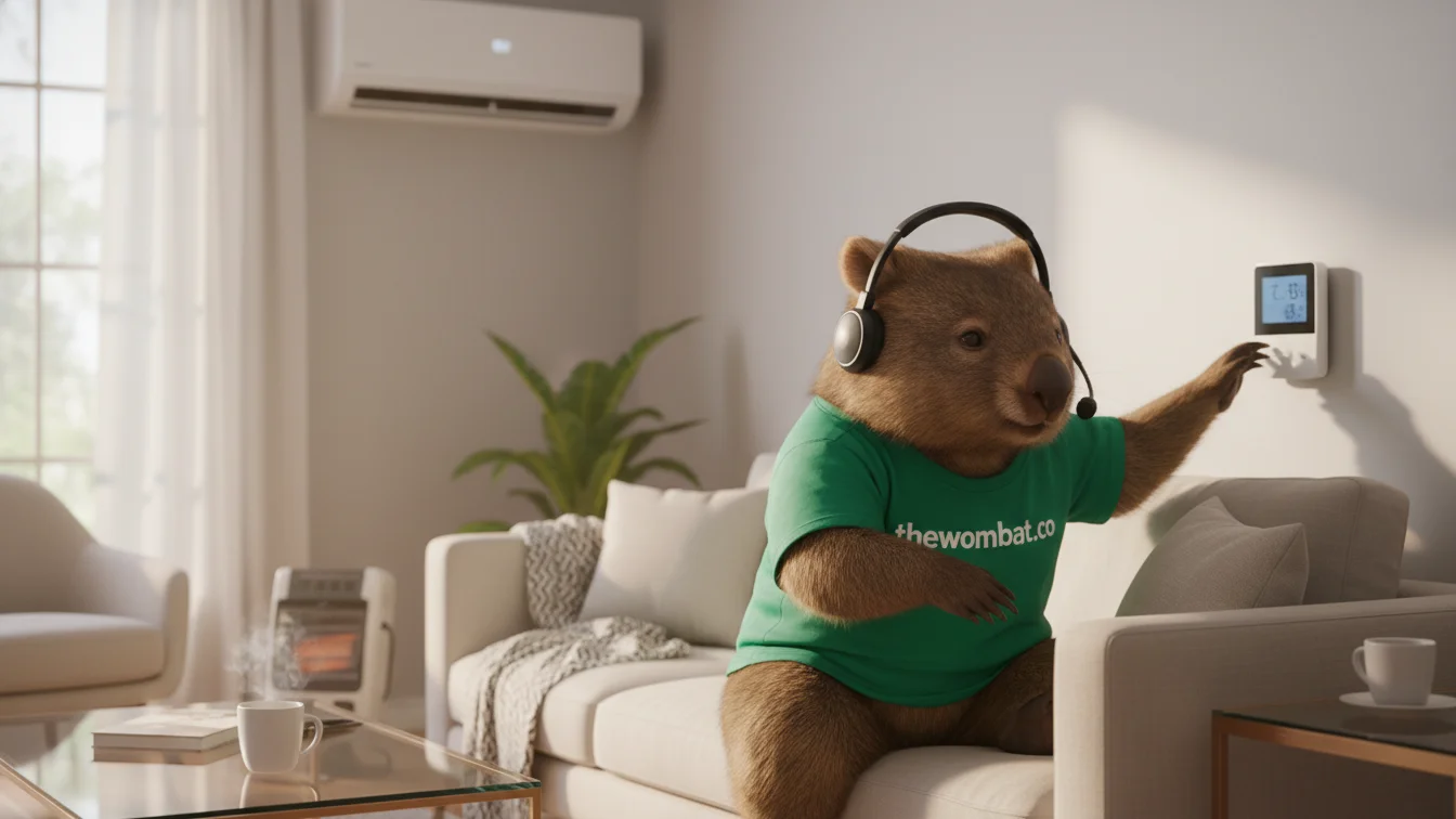 Professional heating system installation by The Wombat™