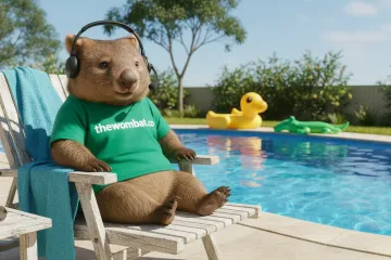 Australian backyard pool used for WombatVision pool planning